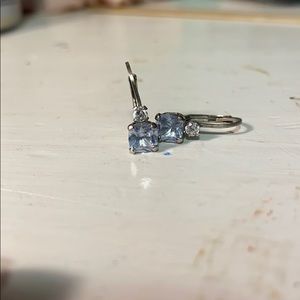 Light blue drop  earring